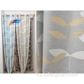 Hermosa tela de cortina de poliéster personalizada de impresión floral